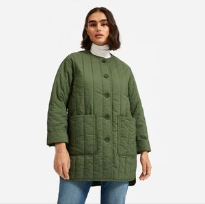 Everlane Olive Green Quilted Women's jacket